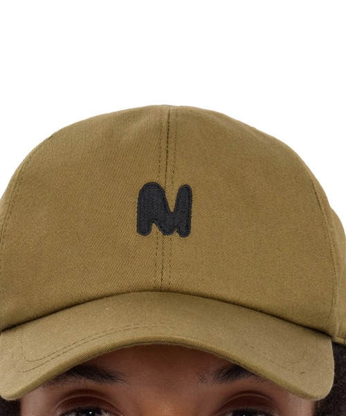 MSGM(エムエスジーエム)の「【NEW】TheMwave 刺繍ロゴ ベースボールキャップ(キャップ・メンズ・ベージュ/グリーン・FREE)」の8枚目の写真