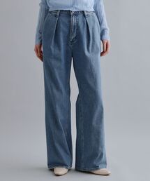 【Wrangler／ラングラー】ランチャーワイドデニムパンツ