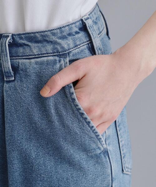 OPAQUE.CLIP（オペークドットクリップ）の「【Wrangler／ラングラー】ランチャーワイドデニムパンツ（デニムパンツ・レディース・ネイビー/ブルー・01/00）」の13枚目の写真