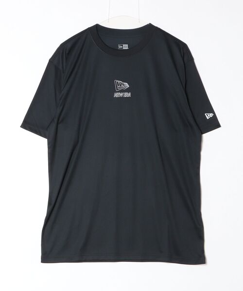 NEW ERA(ニューエラ)の「ニューエラ PA SS RASH TEE VERTICAL LOGO BLK(Tシャツ/カットソー・メンズ・ブラック・M/L/LL)」の9枚目の写真