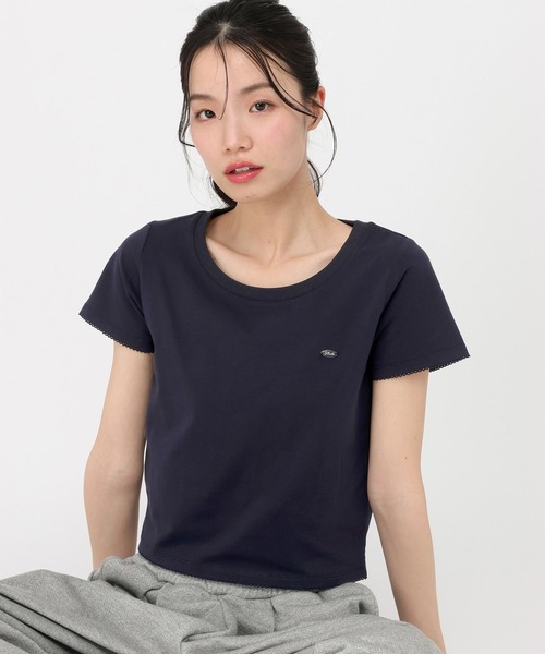 Heather(ヘザー)の「モチーフコンパクトTEE 672596(Tシャツ/カットソー・レディース・ネイビー/グレー/オフホワイト/ピンク/ホワイト系その他/ドット・FREE)」の10枚目の写真