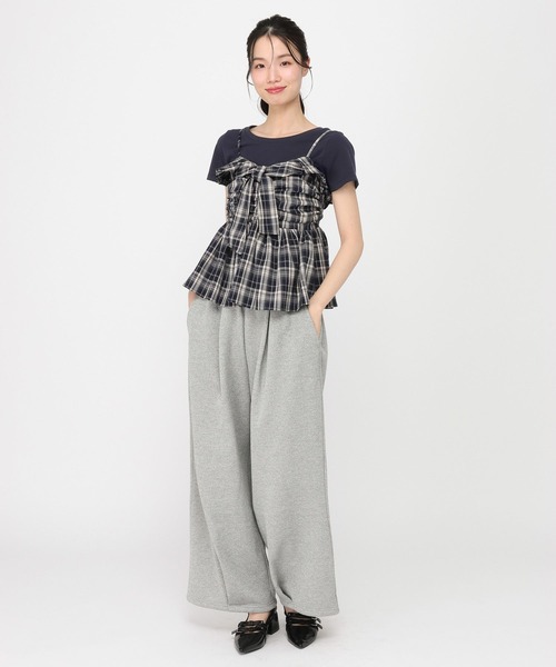 Heather(ヘザー)の「モチーフコンパクトTEE 672596(Tシャツ/カットソー・レディース・ネイビー/グレー/オフホワイト/ピンク/ホワイト系その他/ドット・FREE)」の11枚目の写真