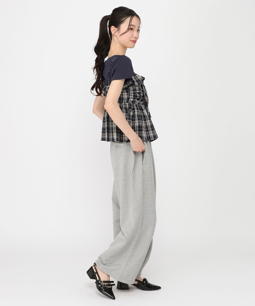 Heather(ヘザー)の「モチーフコンパクトTEE 672596(Tシャツ/カットソー・レディース・ネイビー/グレー/オフホワイト/ピンク/ホワイト系その他/ドット・FREE)」の13枚目の写真