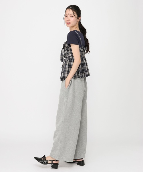 Heather(ヘザー)の「モチーフコンパクトTEE 672596(Tシャツ/カットソー・レディース・ネイビー/グレー/オフホワイト/ピンク/ホワイト系その他/ドット・FREE)」の14枚目の写真