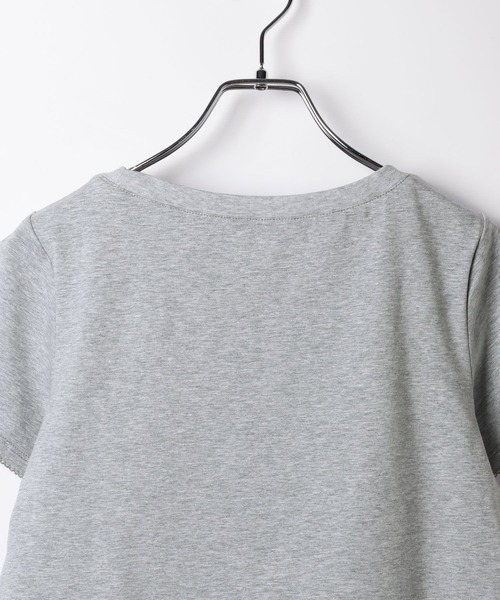Heather(ヘザー)の「モチーフコンパクトTEE 672596(Tシャツ/カットソー・レディース・ネイビー/グレー/オフホワイト/ピンク/ホワイト系その他/ドット・FREE)」の20枚目の写真