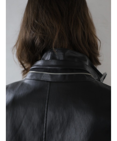 セール】Alsu | Foodie leather jacket（ノーカラージャケット