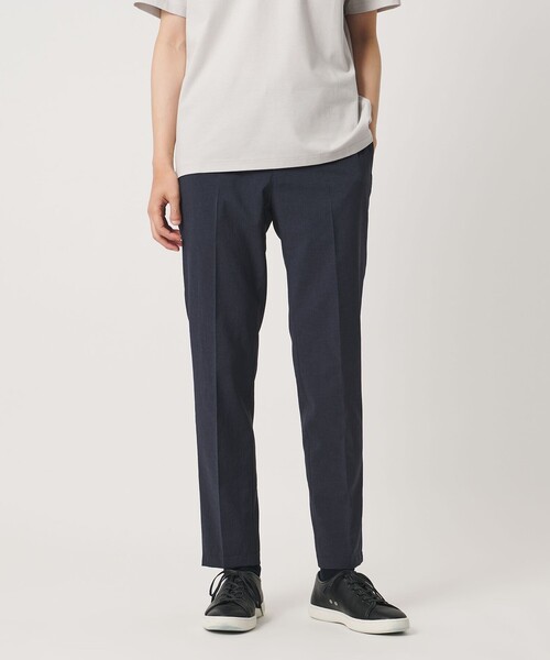 UNITED ARROWS(ユナイテッドアローズ)の「ポリエステル T&T ノープリーツ パンツ UA COZY ウォッシャブル ヨコストレッチ(スラックス・メンズ・ネイビー/ベージュ・XXXL/L/M/XXL/XL/S)」の4枚目の写真