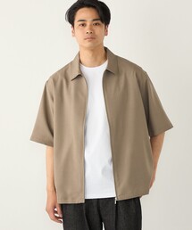 SHIPS Colors:〈吸水速乾・洗濯機可能〉2WAY ストレッチ ジップ シャツ◇