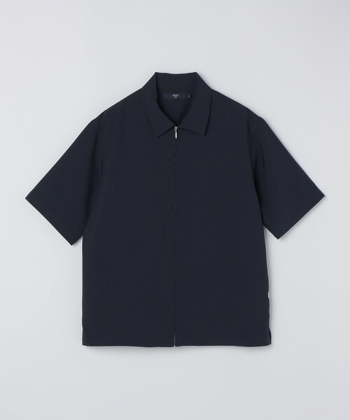 SHIPS Colors（シップス カラーズ）の「SHIPS Colors:〈吸水速乾・洗濯機可能〉2WAY ストレッチ ジップ シャツ◇（シャツ/ブラウス・メンズ・ネイビー/ベージュ/ライトグレー/ブラック/ダークブルー・X-LARGE/LARGE/MEDIUM）」の5枚目の写真