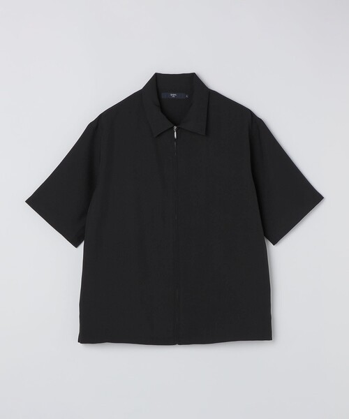 SHIPS Colors（シップス カラーズ）の「SHIPS Colors:〈吸水速乾・洗濯機可能〉2WAY ストレッチ ジップ シャツ◇（シャツ/ブラウス・メンズ・ネイビー/ベージュ/ライトグレー/ブラック/ダークブルー・X-LARGE/LARGE/MEDIUM）」の7枚目の写真