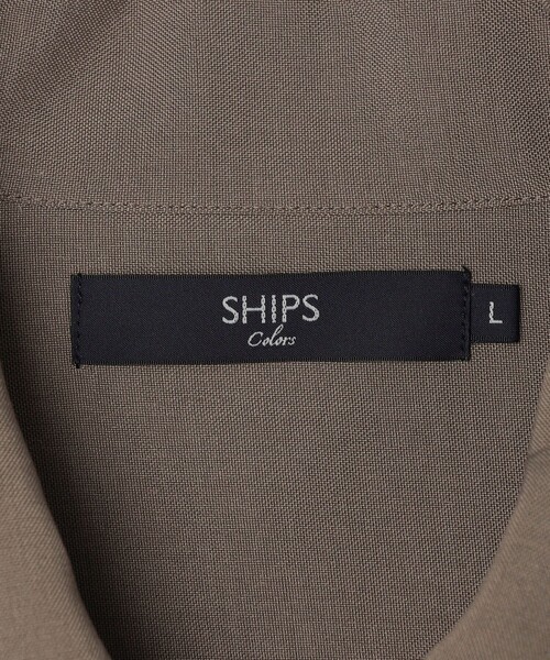 SHIPS Colors（シップス カラーズ）の「SHIPS Colors:〈吸水速乾・洗濯機可能〉2WAY ストレッチ ジップ シャツ◇（シャツ/ブラウス・メンズ・ネイビー/ベージュ/ライトグレー/ブラック/ダークブルー・X-LARGE/LARGE/MEDIUM）」の14枚目の写真