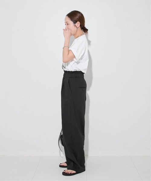 JOURNAL STANDARD（ジャーナルスタンダード）の「《追加2》ウォッシャブルコットンリネVISストレートパンツ（その他パンツ・レディース・ブラック/チョコ/オートミール/ダークブルー/ライトグレー・36/38/40）」の7枚目の写真