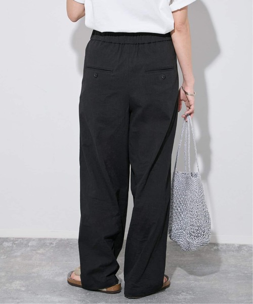JOURNAL STANDARD（ジャーナルスタンダード）の「《追加2》ウォッシャブルコットンリネVISストレートパンツ（その他パンツ・レディース・ブラック/チョコ/オートミール/ダークブルー/ライトグレー・36/38/40）」の8枚目の写真