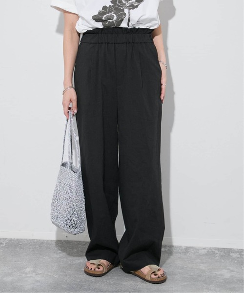 JOURNAL STANDARD（ジャーナルスタンダード）の「《追加2》ウォッシャブルコットンリネVISストレートパンツ（その他パンツ・レディース・ブラック/チョコ/オートミール/ダークブルー/ライトグレー・36/38/40）」の9枚目の写真