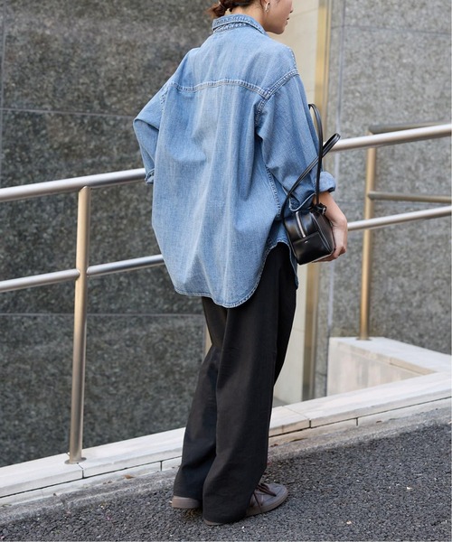 JOURNAL STANDARD（ジャーナルスタンダード）の「《追加2》ウォッシャブルコットンリネVISストレートパンツ（その他パンツ・レディース・ブラック/チョコ/オートミール/ダークブルー/ライトグレー・36/38/40）」の17枚目の写真