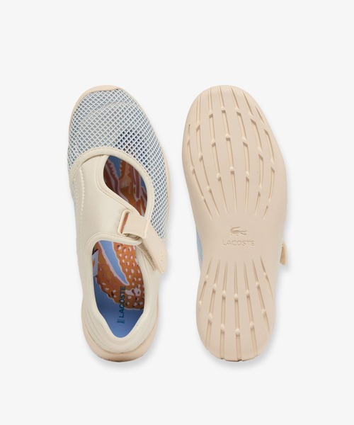 LACOSTE(ラコステ)の「レディース LOW MYSTERE 1263 SFA / バレエシューズ メッシュスニーカー(スニーカー・レディース・オフホワイト・25.5cm/24.5cm/24.0cm/23.5cm/23.0cm/22.5cm)」の6枚目の写真