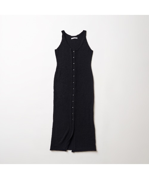 COMMON+HAUS(コモンハウス)の「テクスチャ―マキシニットワンピース(ワンピース・レディース・ブラック/ブルー/キナリ・FREE)」の18枚目の写真