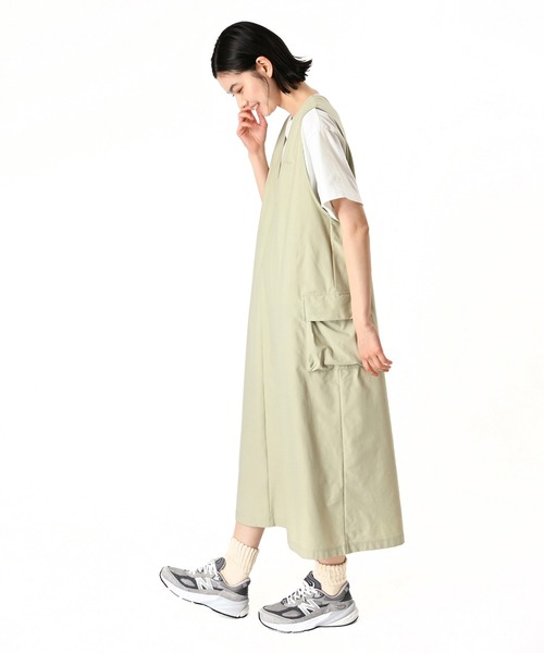 NEW BALANCE(ニューバランス)の「ブリーザブルニットサマードレス(ワンピース・レディース・ダークブラック/ライトカーキ・X-LARGE/LARGE/MEDIUM/SMALL)」の13枚目の写真