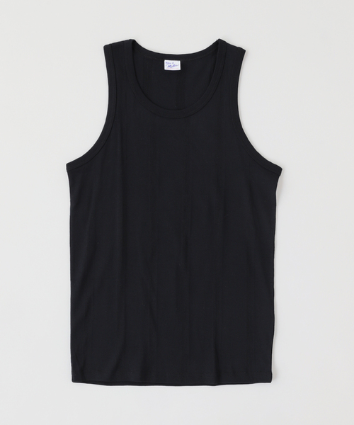 MILLER(ミラー)の「Miller / ミラー Panel Ribbed Tanktop(Tシャツ/カットソー・メンズ・ホワイト/チャコールグレー/ブラック/ブラック系その他・LARGE/X-LARGE)」の2枚目の写真