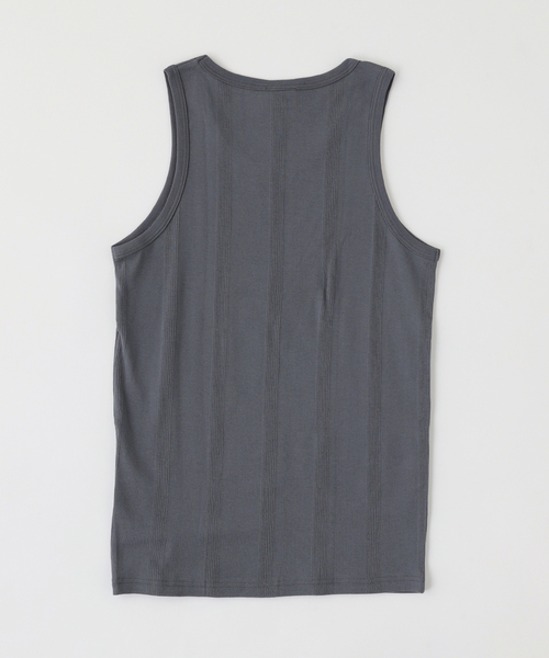 MILLER(ミラー)の「Miller / ミラー Panel Ribbed Tanktop(Tシャツ/カットソー・メンズ・ホワイト/チャコールグレー/ブラック/ブラック系その他・LARGE/X-LARGE)」の9枚目の写真