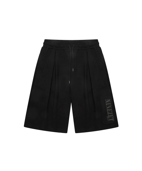 NINEZ(ナインゼット)の「コットンツーピンタックワイドバミューダパンツ (2カラー)(その他パンツ・メンズ・ブラック/ミックスグレー・MEDIUM/LARGE/X-LARGE/2XL)」の6枚目の写真