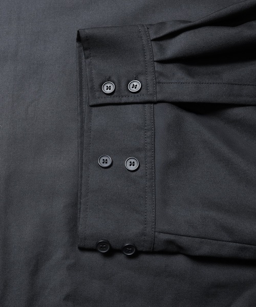 Ruze(ルゼ)の「Asymmetry denim docking SH/アシンメトリーデニムドッキングシャツ(シャツ/ブラウス・メンズ・ブラック・FREE)」の10枚目の写真