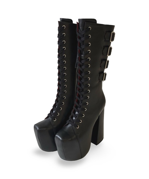 レースアップ 厚底ロングブーツ Charla Tedrick│Jeffrey Campbell
