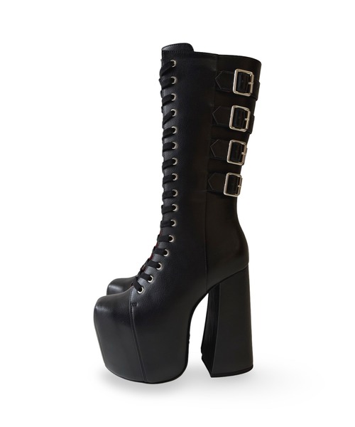 レースアップ 厚底ロングブーツ Charla Tedrick│Jeffrey Campbell
