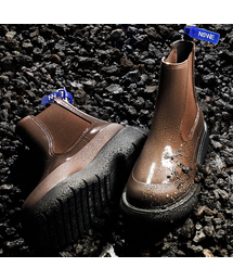 NSWE（ヌシェ）の「VLOCKER チェルシーレインブーツ7CM (ラッシンブラウン) -NSW102RO（レインシューズ）」