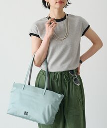 russet | バイカラーレザーハンドルトートバッグ(トートバッグ)