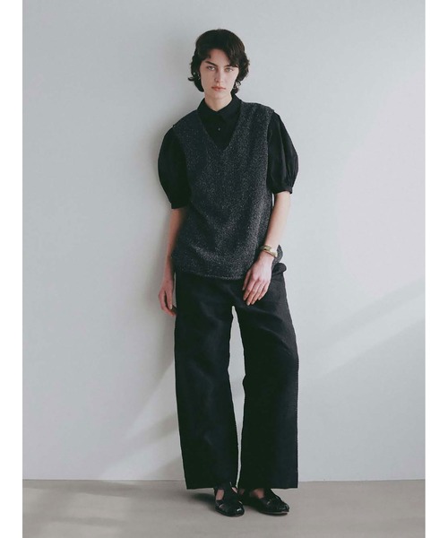 HER.(ハー)の「ウォッシュドバルーンスリーブシャツ(シャツ/ブラウス・レディース・ホワイト/ブラック・フリー)」の13枚目の写真