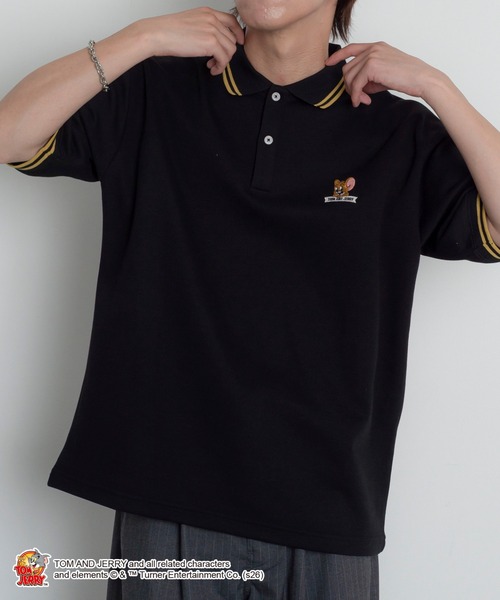 WEGO/【26 сезон весна-лето】 TOM & JERRY Deer child ribbon polo