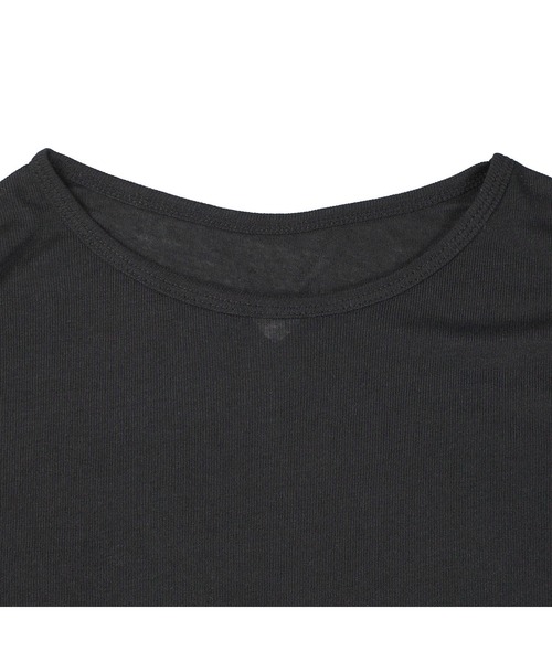 B.I.D.(ビーアイディー)の「《susabi/スサビ》ハートリブ Tシャツ(Tシャツ/カットソー・レディース・ブラック/ホワイト/ベージュ/グレー・FREE)」の10枚目の写真
