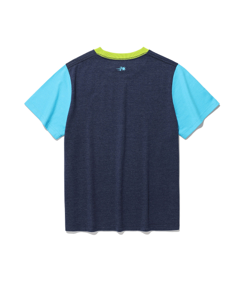 NICE GHOST CLUB(ナイスゴーストクラブ)の「X JIMMIZO COLOR BLOCK TEE_NAVY(NG2GMFT502B)(Tシャツ/カットソー・レディース・ネイビー・F)」の5枚目の写真