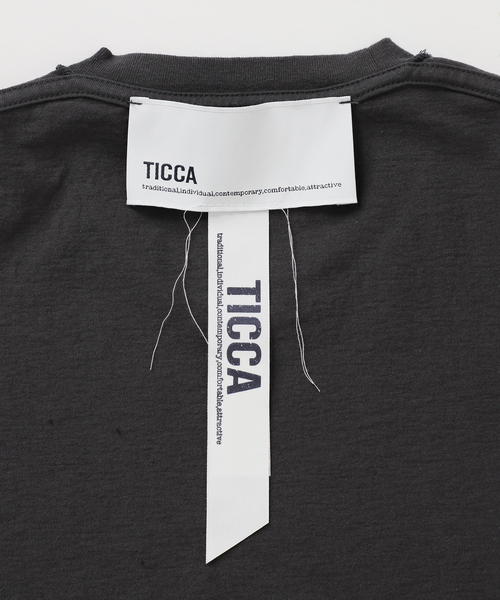 TICCA(ティッカ)の「別注【TICCA / ティッカ】Perennial TEE(Tシャツ/カットソー・レディース・ブラウン/ホワイト・FREE)」の18枚目の写真