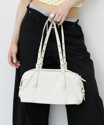 Eyelet Handle Mini Boston Bag / ハトメハンドル ミニボストンバッグ