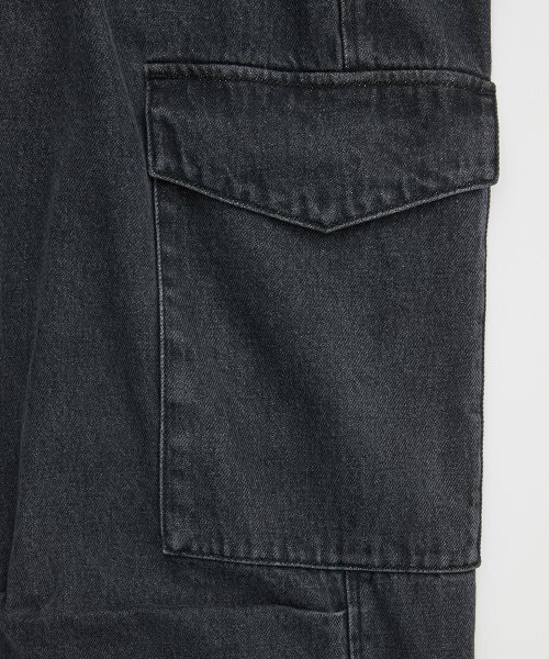 NOIRER（ノイア）の「ユーティリティカーゴワイドデニムパンツ（グレー）（デニムパンツ・メンズ・その他・52/50/48）」の5枚目の写真