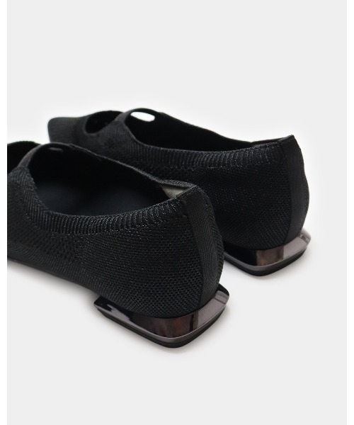 fitfit(フィットフィット)の「ニットポインテッドバレエ251(バレエシューズ・レディース・ライム/ブラック・25.0cm/23cm/24cm/22.5cm/23.5cm/24.5cm)」の6枚目の写真
