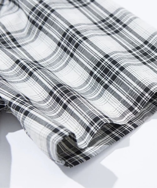 U:UME(ユーム)の「Fresh Check Shirt(シャツ/ブラウス・メンズ・ブラック/ブルー・XX-LARGE/X-LARGE/LARGE/MEDIUM)」の4枚目の写真