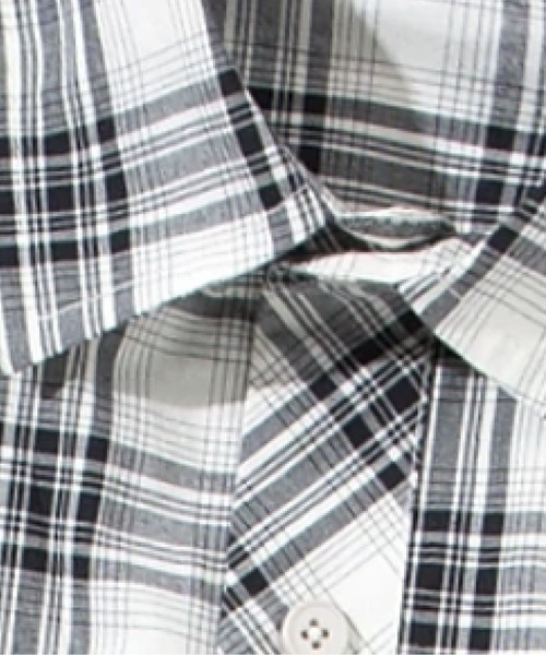 U:UME(ユーム)の「Fresh Check Shirt(シャツ/ブラウス・メンズ・ブラック/ブルー・XX-LARGE/X-LARGE/LARGE/MEDIUM)」の6枚目の写真