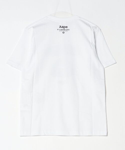 AAPE BY A BATHING APE(エーエイプバイアベイシングエイプ)の「AAPE BASIC TEE(Tシャツ/カットソー・メンズ・ブラック/ホワイト・SMALL/XX-LARGE/MEDIUM/LARGE/X-LARGE)」の9枚目の写真