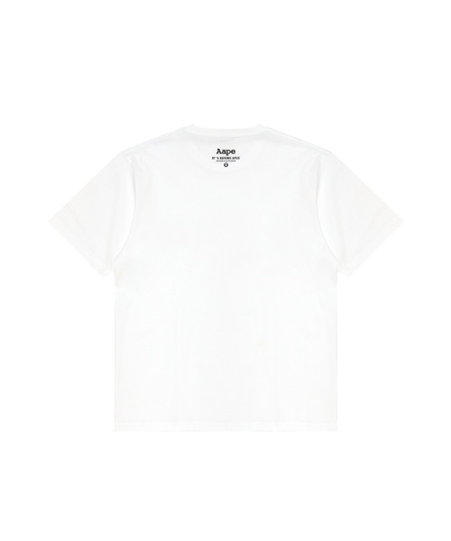 AAPE BY A BATHING APE(エーエイプバイアベイシングエイプ)の「AAPE BASIC TEE(Tシャツ/カットソー・メンズ・ブラック/ホワイト・SMALL/XX-LARGE/MEDIUM/LARGE/X-LARGE)」の3枚目の写真