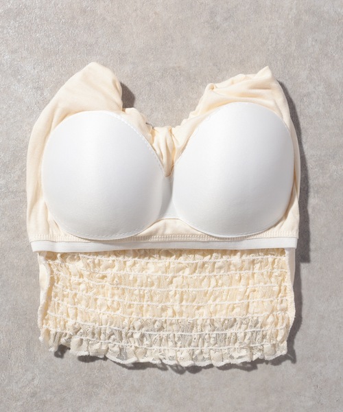 Lace Ladies(レースレディース)の「レース リボン ホルター カップ付き キャミソール(キャミソール・レディース・アイボリー/ブラック/ホワイト・FREE)」の22枚目の写真