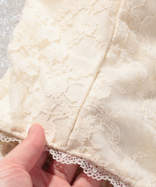 Lace Ladies(レースレディース)の「レース リボン ホルター カップ付き キャミソール(キャミソール・レディース・アイボリー/ブラック/ホワイト・FREE)」の19枚目の写真