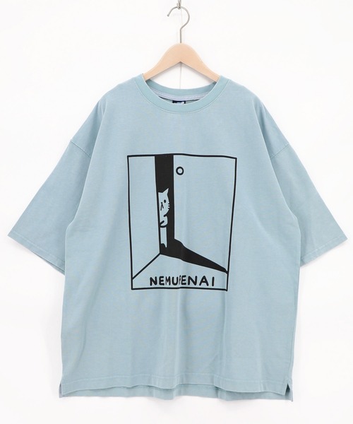 ScoLar Parity(スカラーパリティ)の「362111:真夜中の訪問者柄Tシャツ(Tシャツ/カットソー・レディース・サックスブルー/ピンク/チャコールグレー・M)」の2枚目の写真