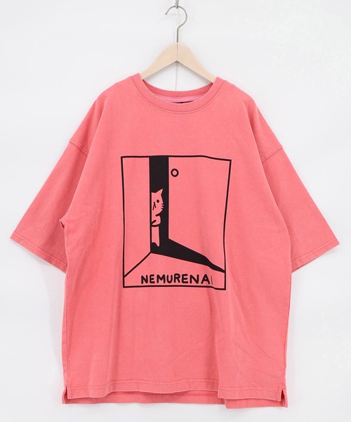 ScoLar Parity(スカラーパリティ)の「362111:真夜中の訪問者柄Tシャツ(Tシャツ/カットソー・レディース・サックスブルー/ピンク/チャコールグレー・M)」の3枚目の写真