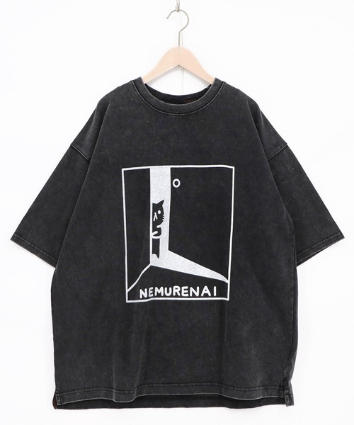 ScoLar Parity(スカラーパリティ)の「362111:真夜中の訪問者柄Tシャツ(Tシャツ/カットソー・レディース・サックスブルー/ピンク/チャコールグレー・M)」の12枚目の写真