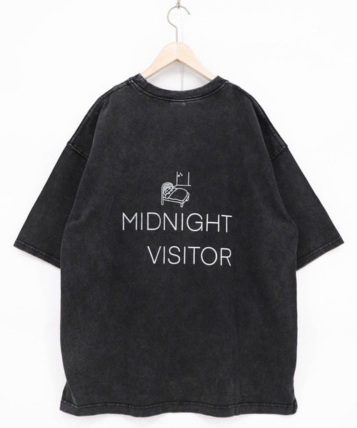 ScoLar Parity(スカラーパリティ)の「362111:真夜中の訪問者柄Tシャツ(Tシャツ/カットソー・レディース・サックスブルー/ピンク/チャコールグレー・M)」の13枚目の写真