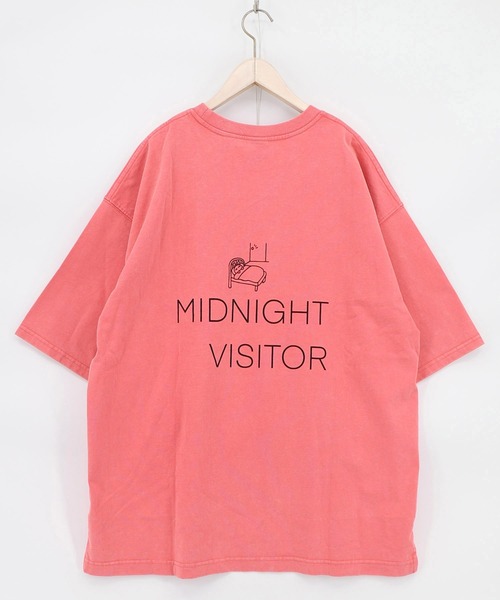 ScoLar Parity(スカラーパリティ)の「362111:真夜中の訪問者柄Tシャツ(Tシャツ/カットソー・レディース・サックスブルー/ピンク/チャコールグレー・M)」の15枚目の写真