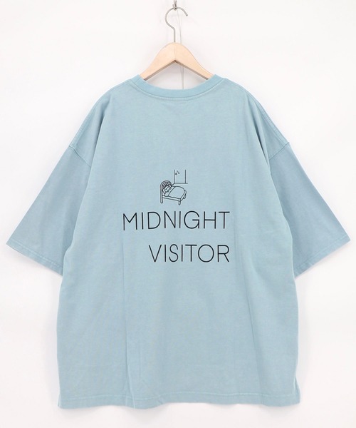 ScoLar Parity(スカラーパリティ)の「362111:真夜中の訪問者柄Tシャツ(Tシャツ/カットソー・レディース・サックスブルー/ピンク/チャコールグレー・M)」の17枚目の写真